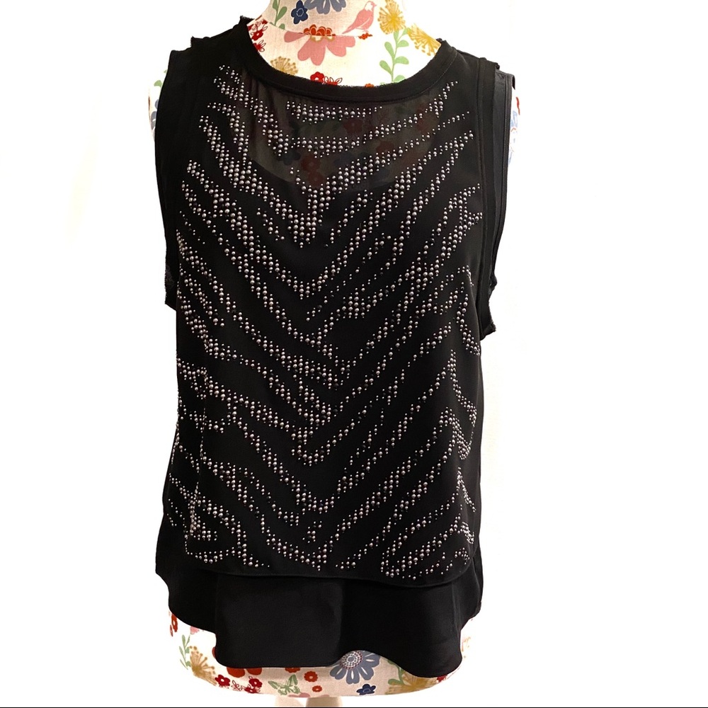 Rebecca Taylor Studded Tank Blouse